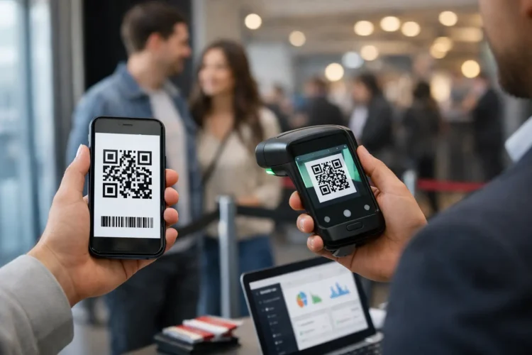 Ticket Scan App für Veranstaltungen wählen