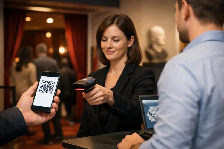 Ticketverkauf für Theater mit eigener Kontrolle