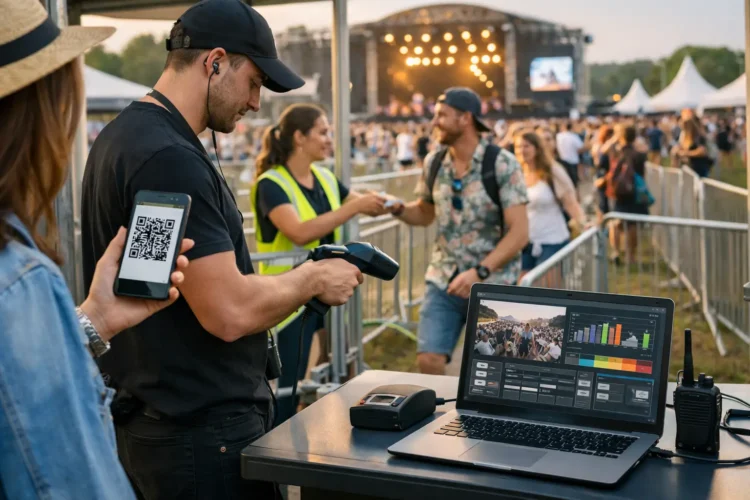 Festival-Einlass ohne Warteschlangen planen